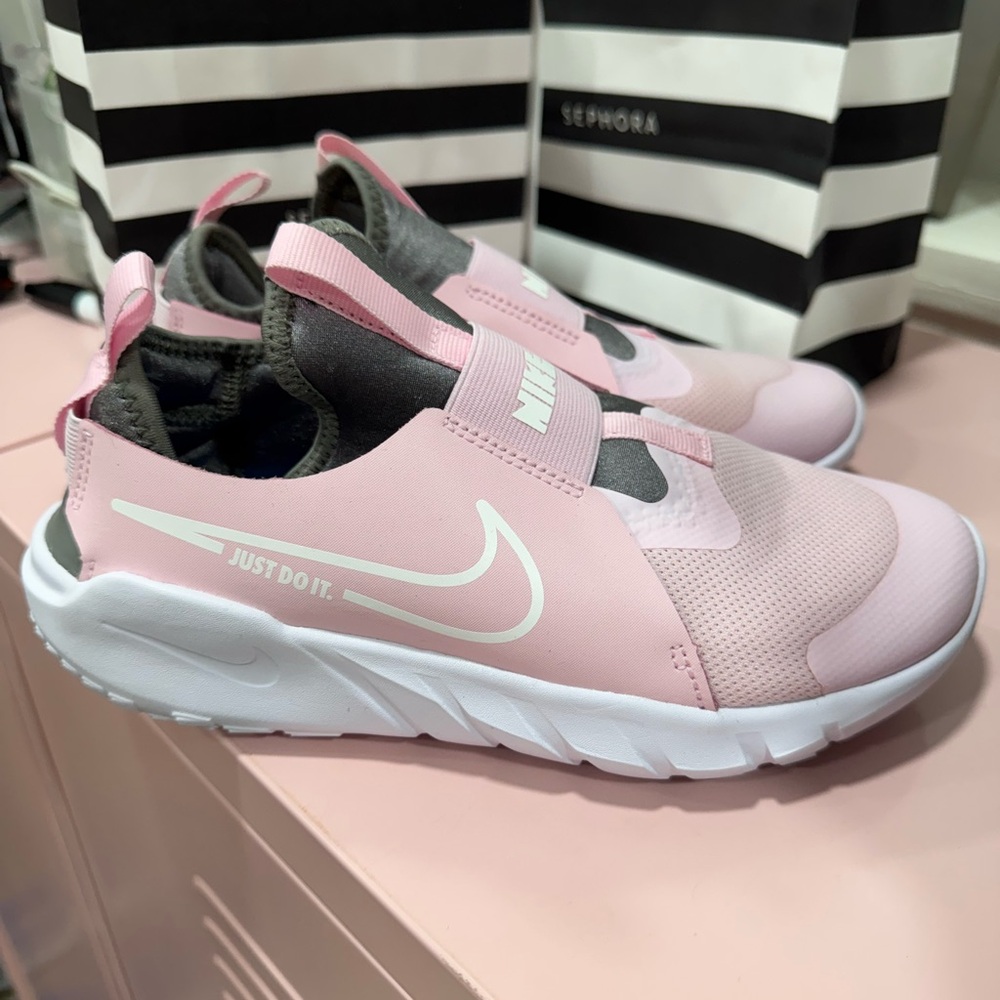 Nike Kids Pink Slip-On Sneakers